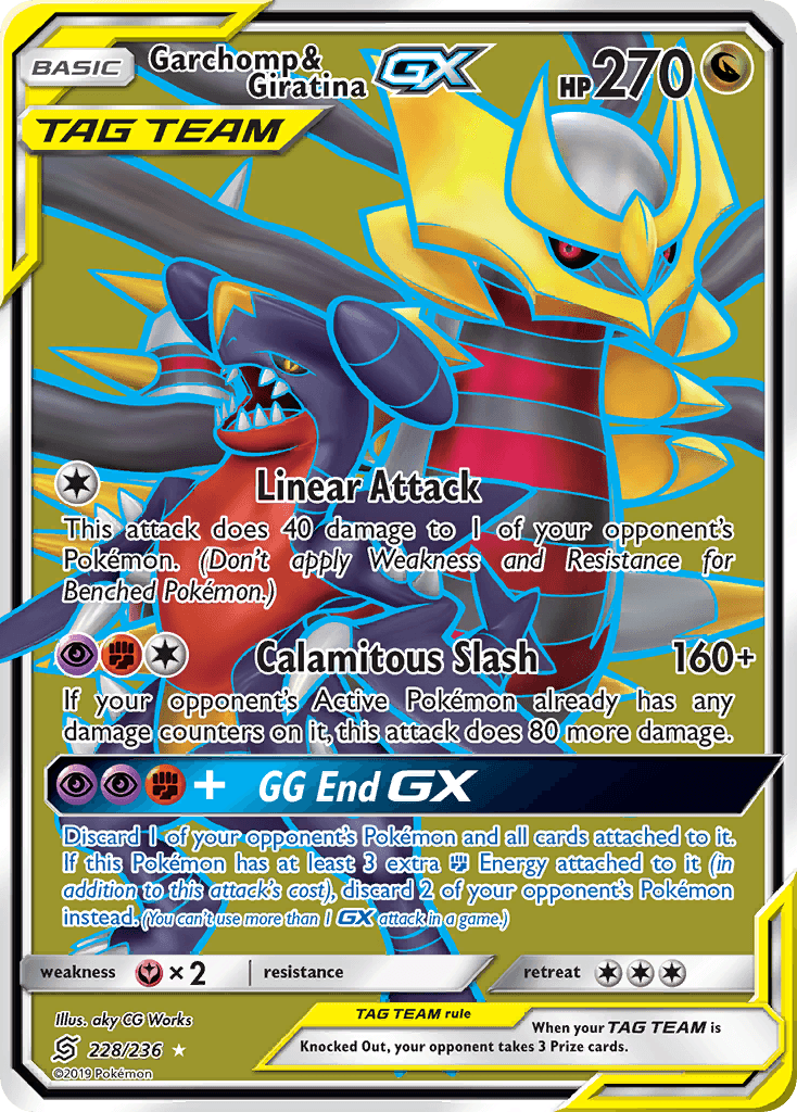 Garchomp & Giratina GX 2019 Pokemon