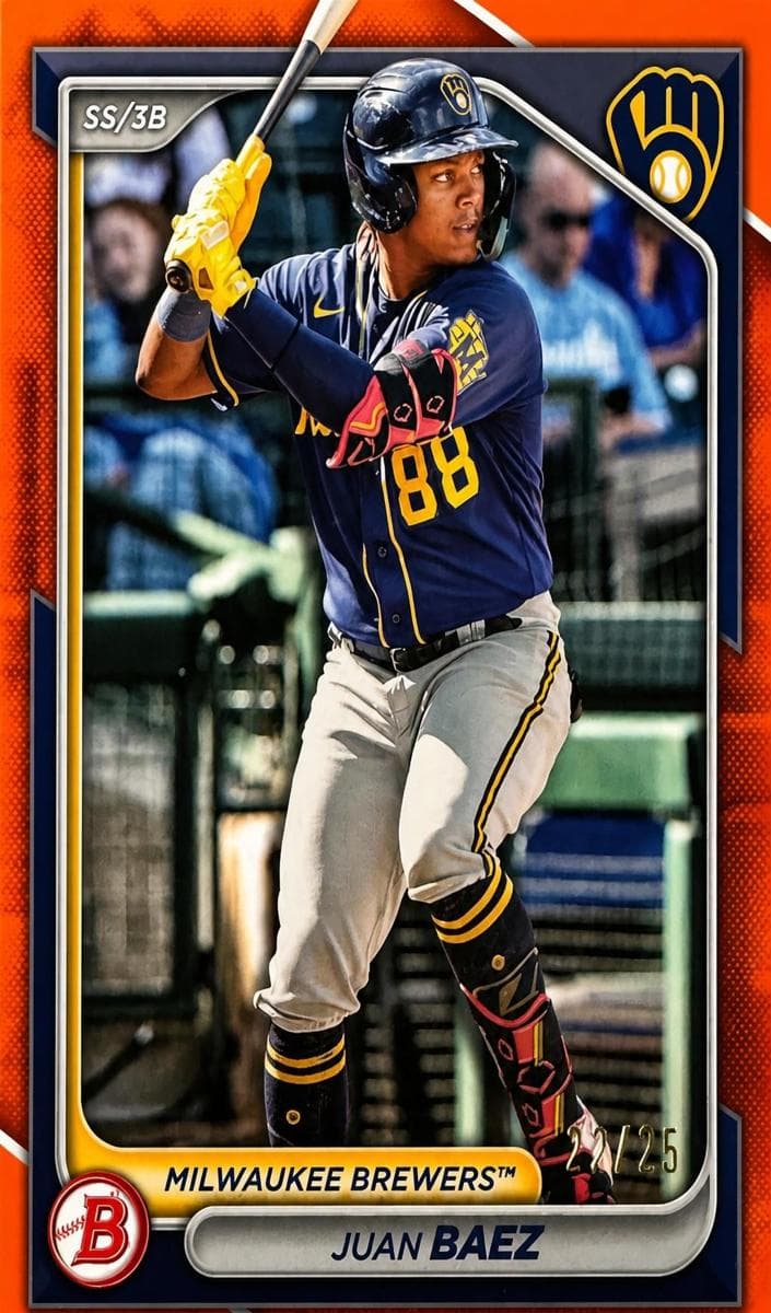 Juan Baez 2024 bowman Bowman Draft