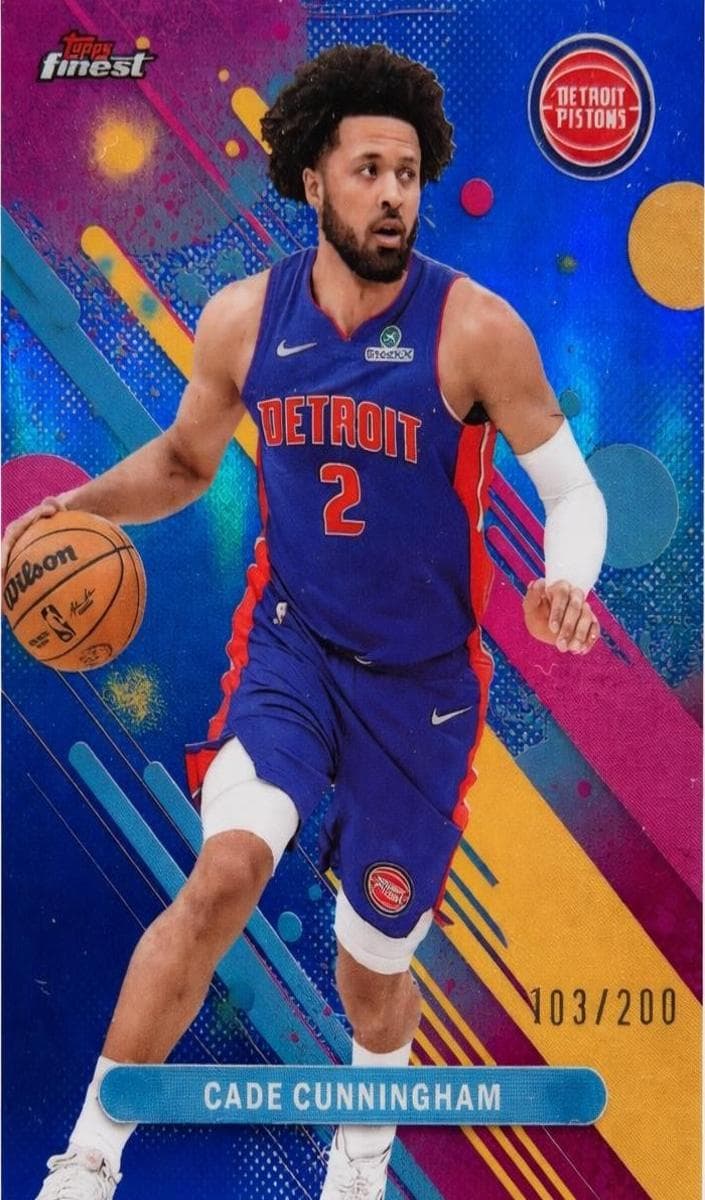 Cade Cunningham 2025 topps Topps Finest