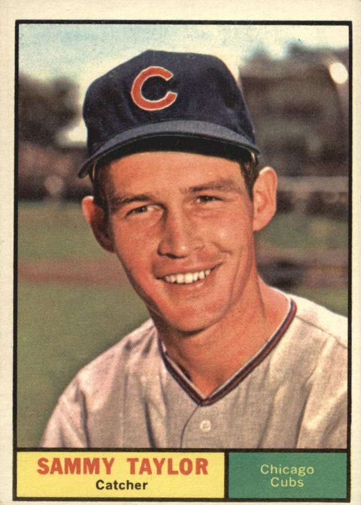 Sammy Taylor 1961 topps Topps