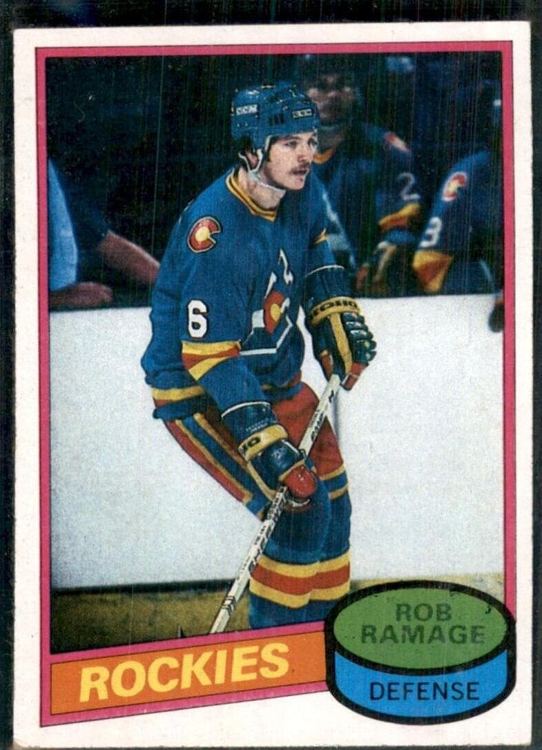 Rob Ramage 1980 topps