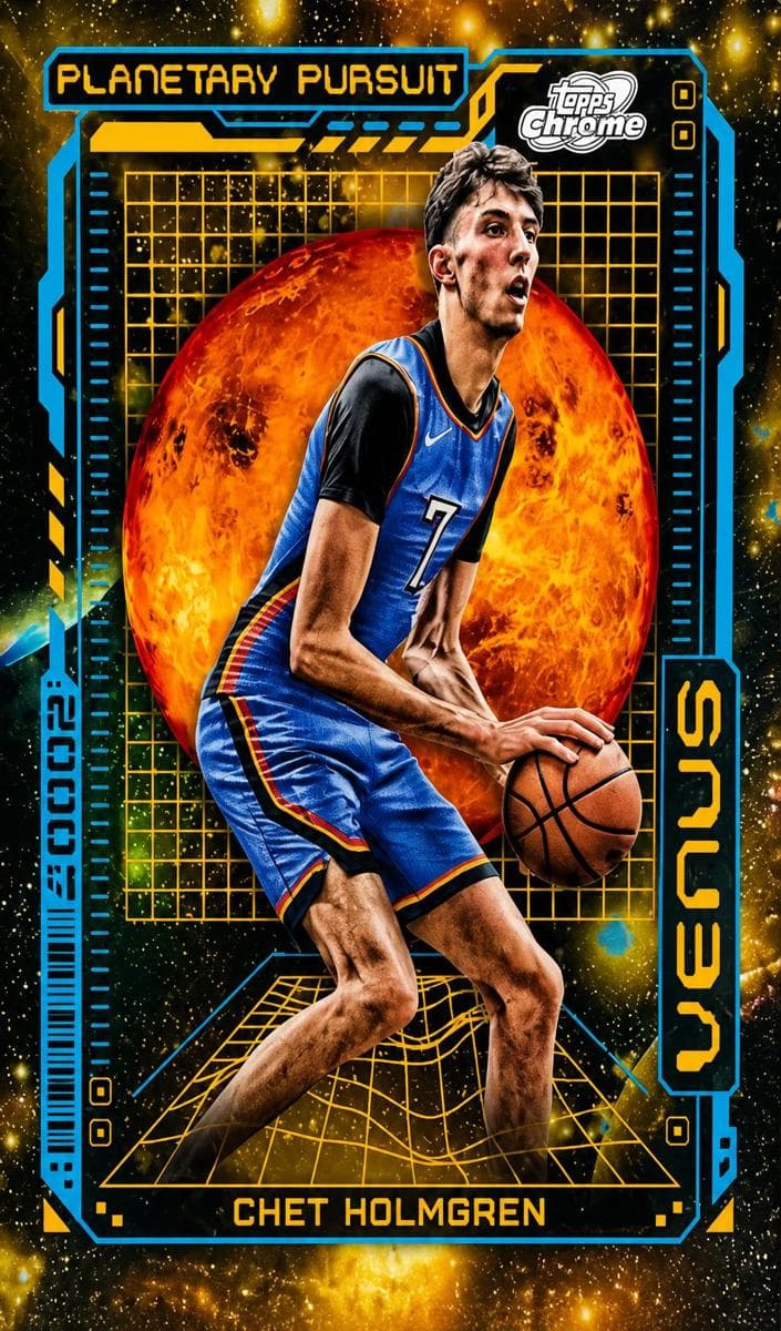 Chet Holmgren 2023 topps Topps Chrome Cosmic