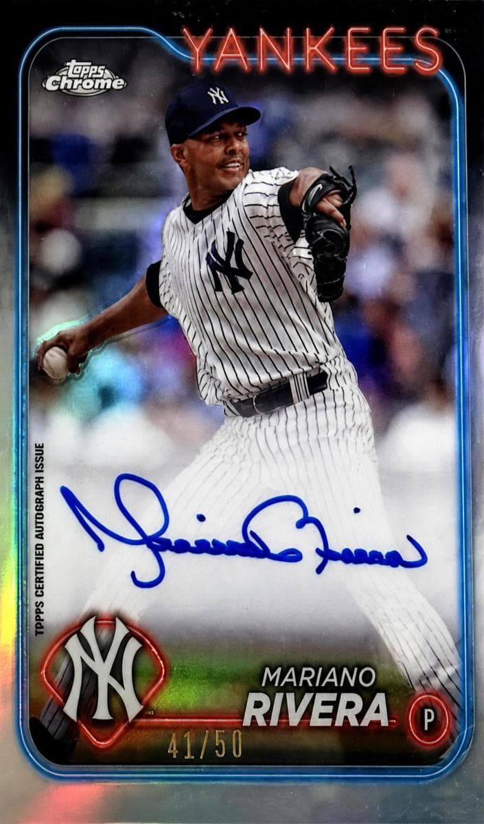 Mariano Rivera 2024 topps Topps Chrome