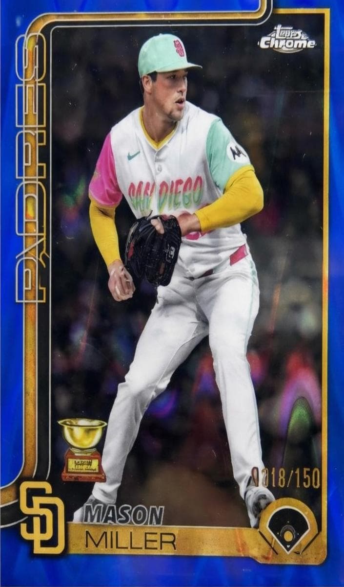 Mason Miller 2025 topps Topps Chrome Update