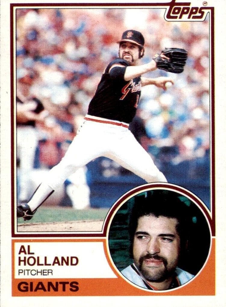 Al Holland trading card