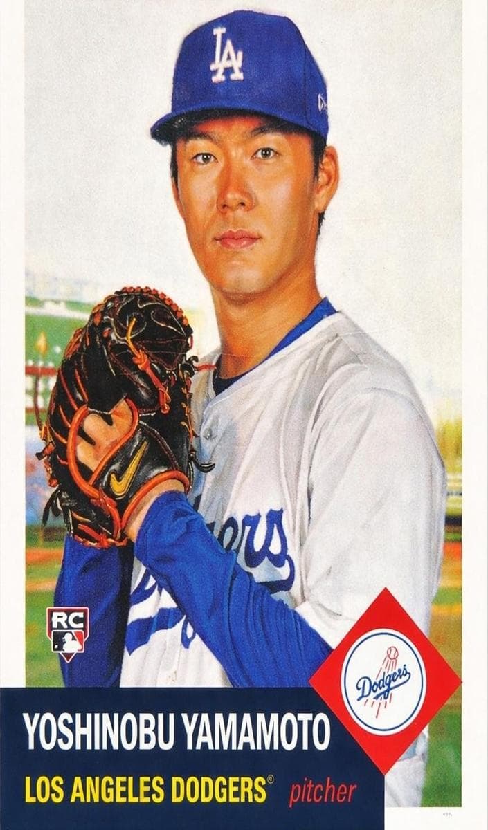 Yoshinobu Yamamoto 2024 topps