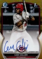 Cam Collier trading card