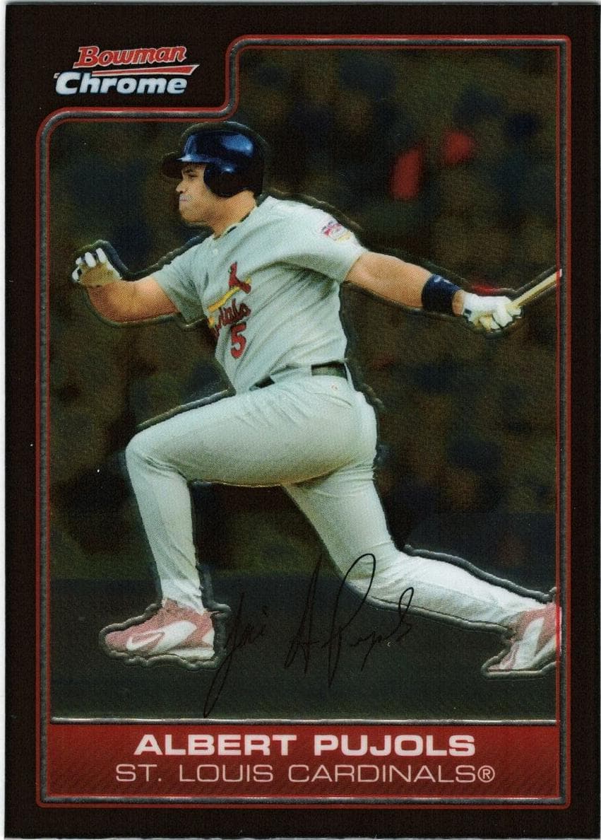 Albert Pujols 2006 bowman