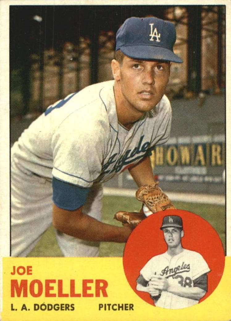 Joe Moeller 1963 topps Topps