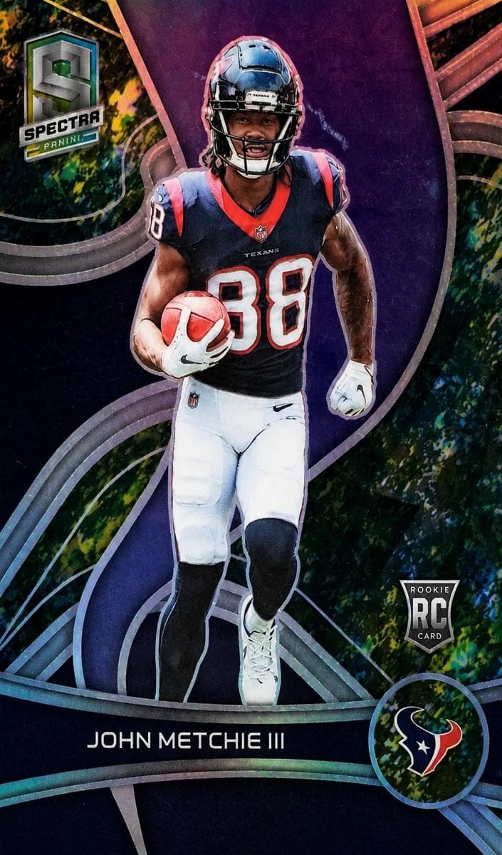 John Metchie III trading card