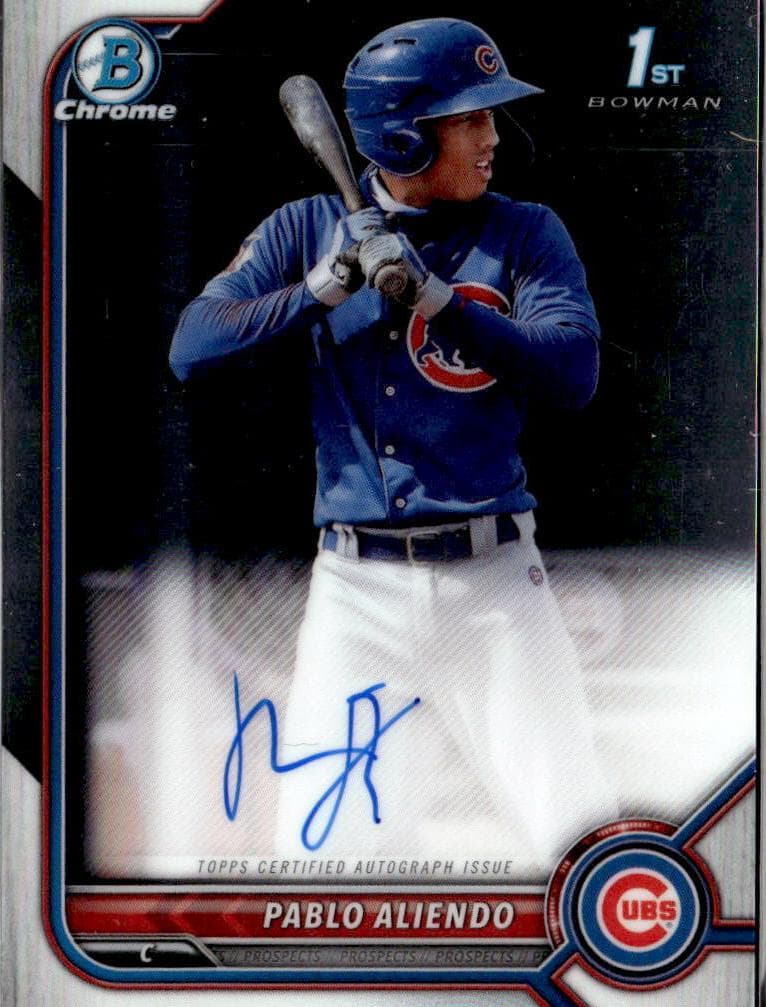 Pablo Aliendo trading card