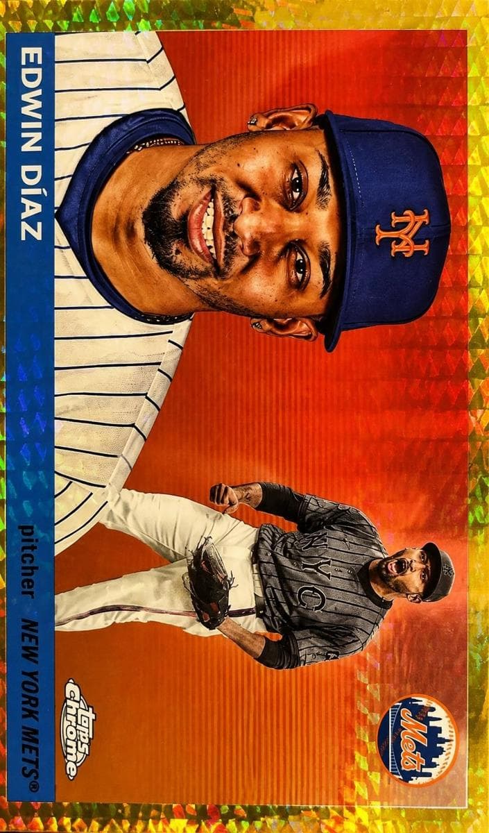 Edwin Díaz 2025 topps Topps Chrome Platinum