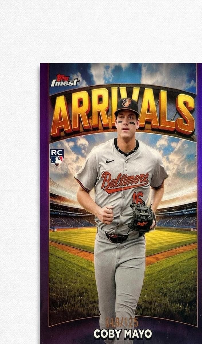 Coby Mayo 2025 topps Topps Finest