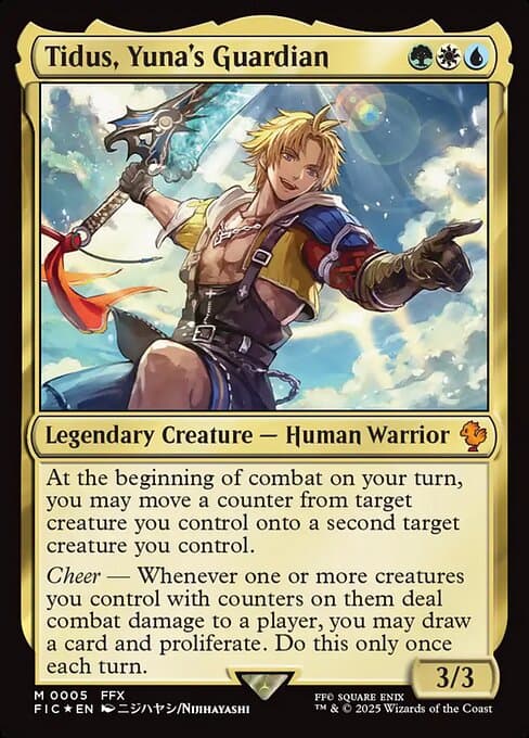 Tidus, Yuna's Guardian 2025 Magic: The Gathering Final Fantasy Commander