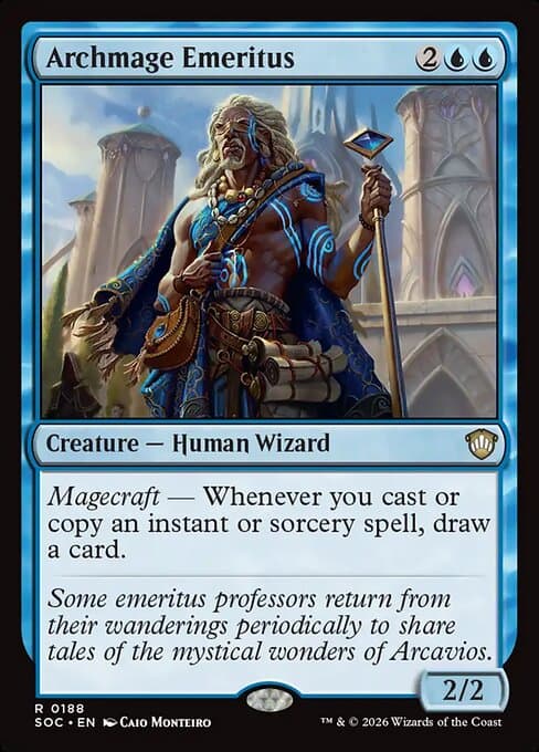 Archmage Emeritus 2025 Magic: The Gathering Tarkir: Dragonstorm Commander