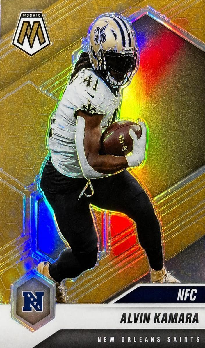 Alvin Kamara 2021 panini Panini Mosaic