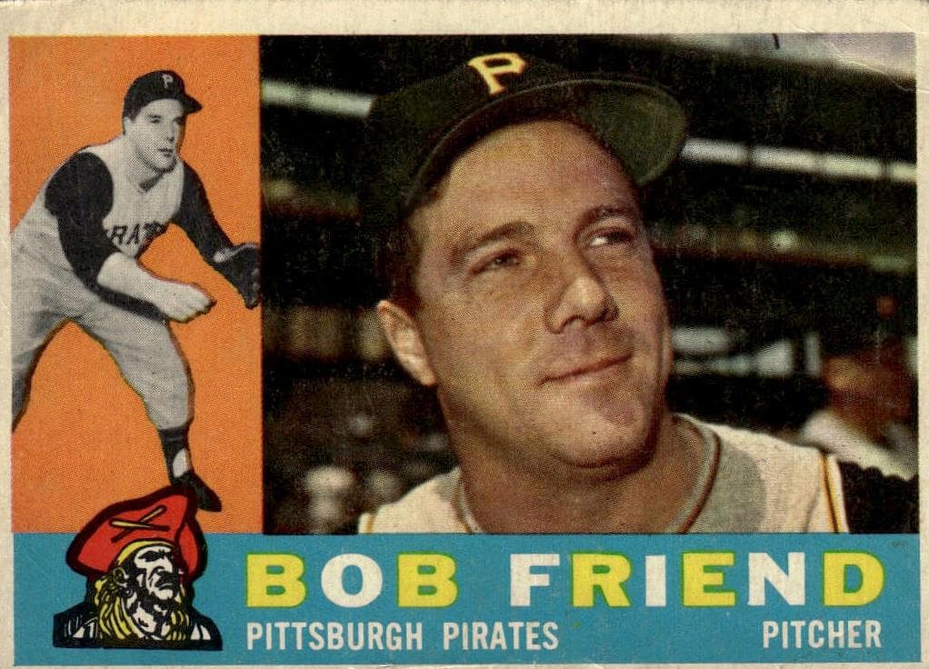 Bob Friend 1960 topps Topps