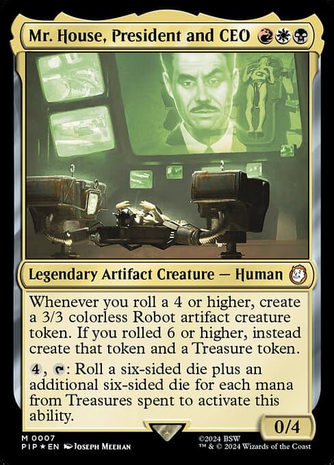 Mr. House, President and CEO 2024 Magic: The Gathering Fallout