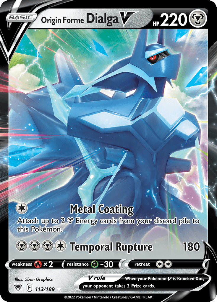 Origin Forme Dialga V 2022 Pokemon Astral Radiance