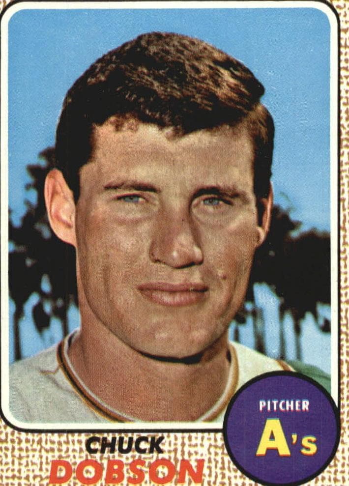 Chuck Dobson 1968 topps Topps
