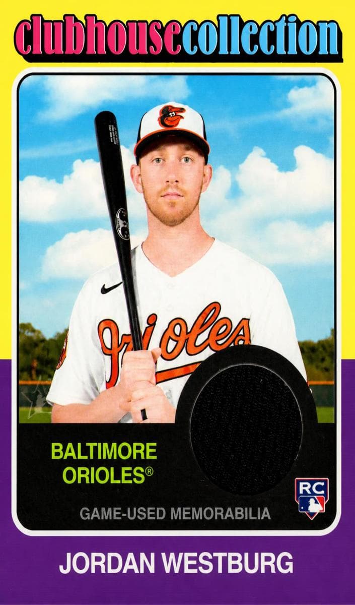 Jordan Westburg 2024 topps Topps Heritage