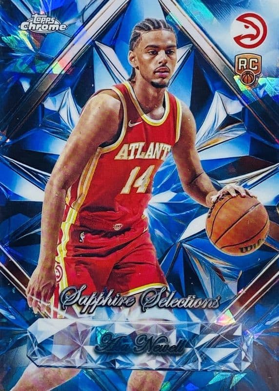 Asa Newell 2025 topps Topps Chrome Sapphire Edition Sapphire Selections