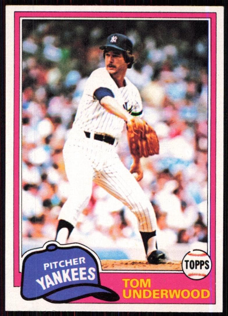 Tom Underwood 1981 topps Topps