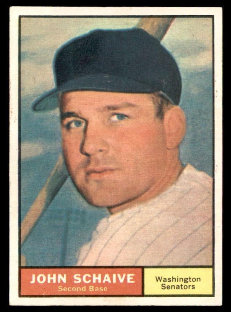 John Schaive 1961 topps Topps