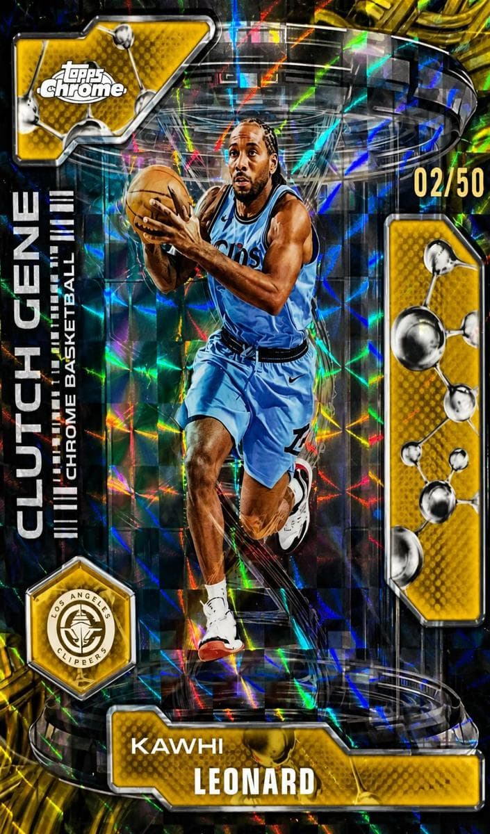 Kawhi Leonard 2025 topps Topps Chrome