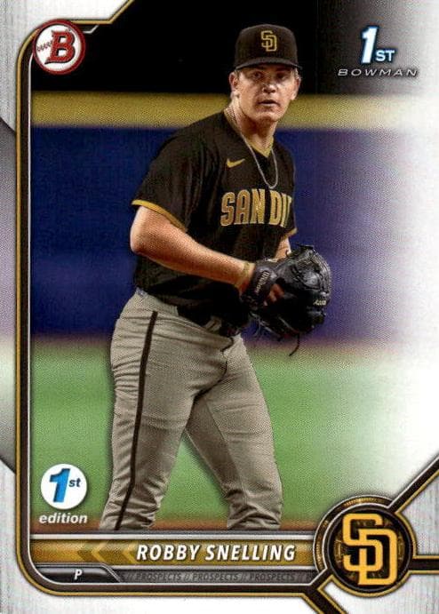 Robby Snelling 2022 bowman Bowman Draft