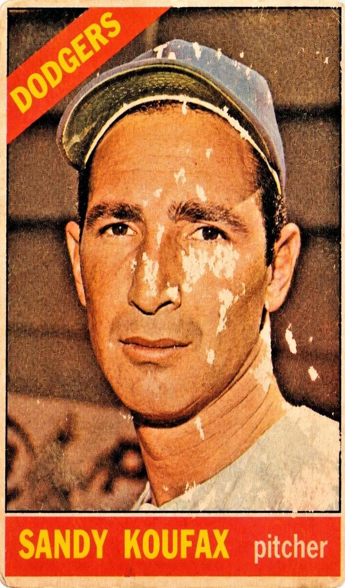 Sandy Koufax 1966 topps
