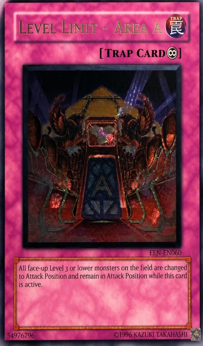 Level Limit - Area A 2005 Yu-Gi-Oh! Elemental Energy