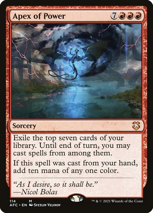 Apex of Power 2021 Magic: The Gathering Commander 2021