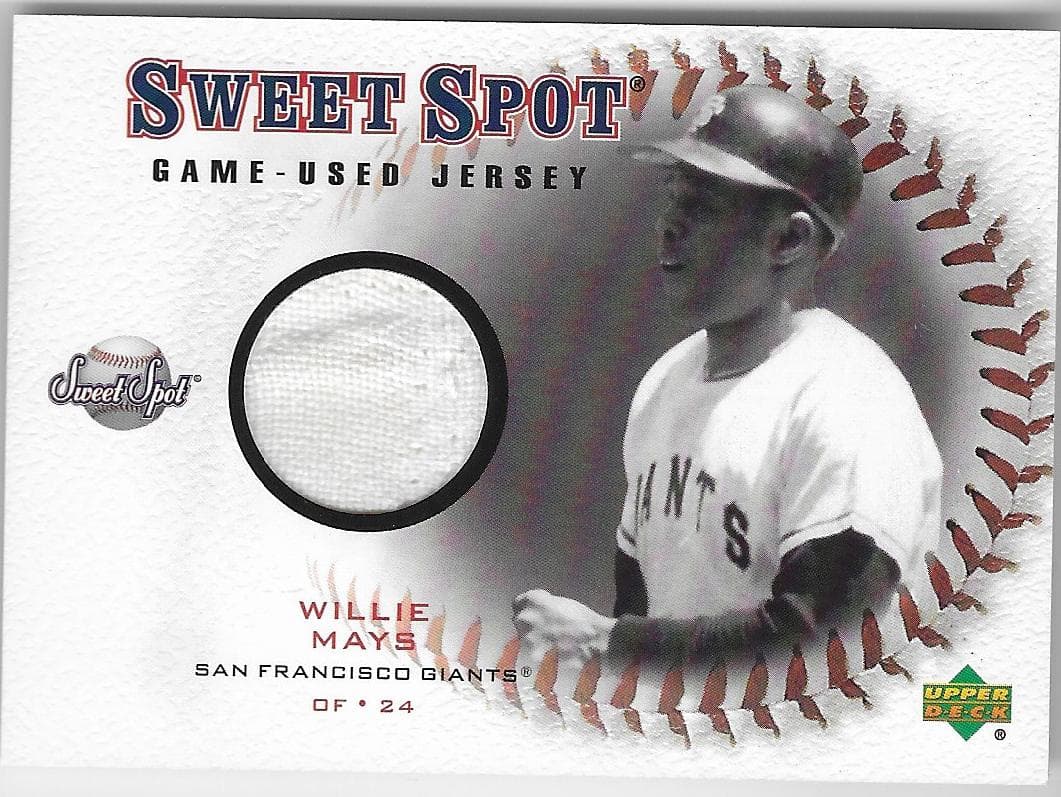 Willie Mays 2001 upper-deck Upper Deck Sweet Spot