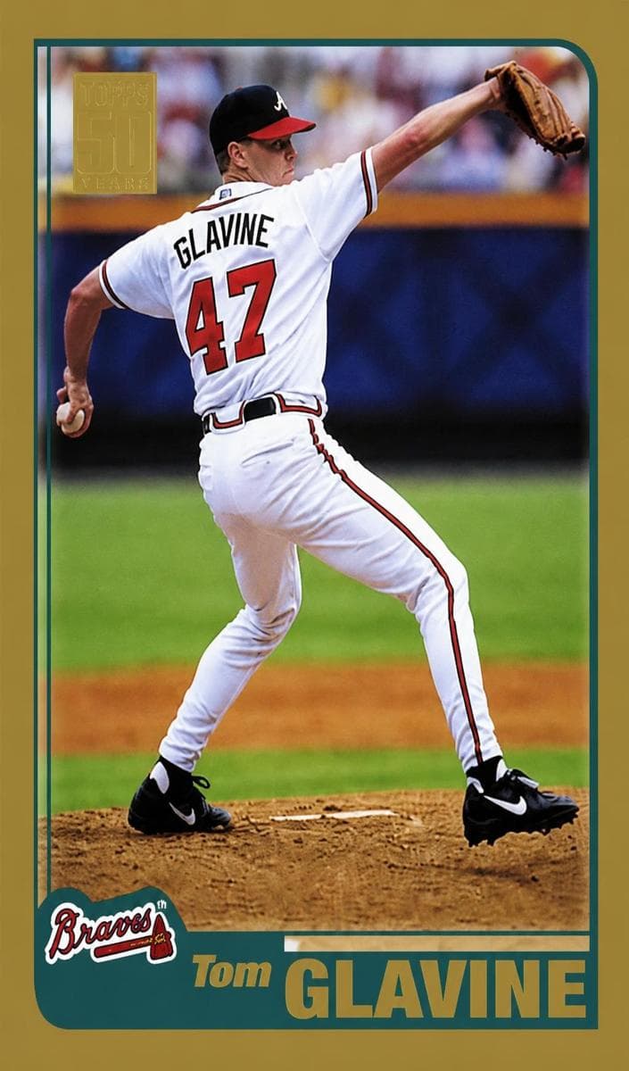 Tom Glavine 2001 topps Topps