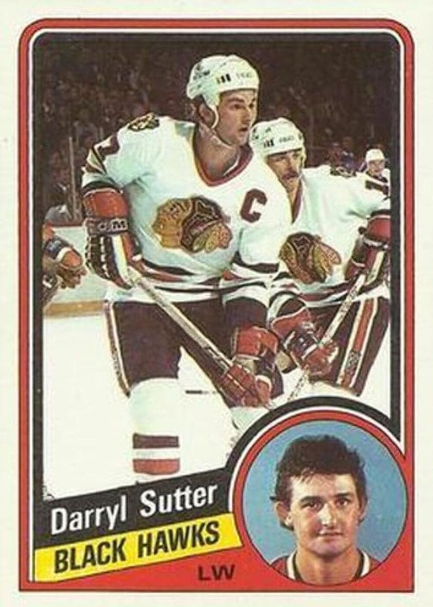 Darryl Sutter 1984 topps Topps