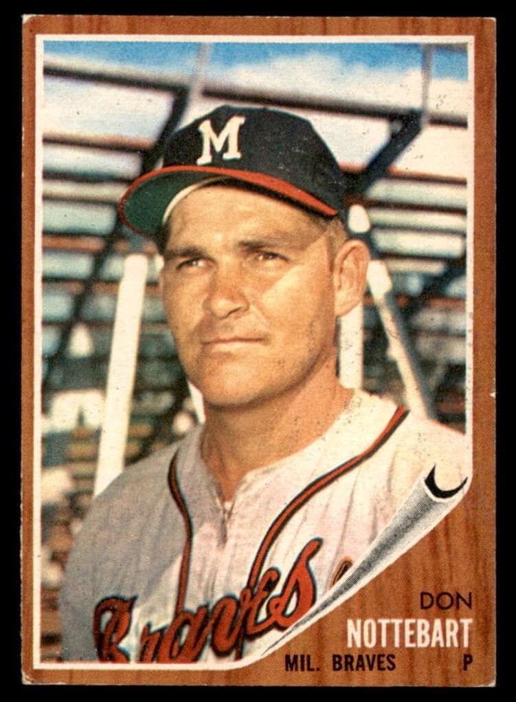 Don Nottebart 1962 topps Topps