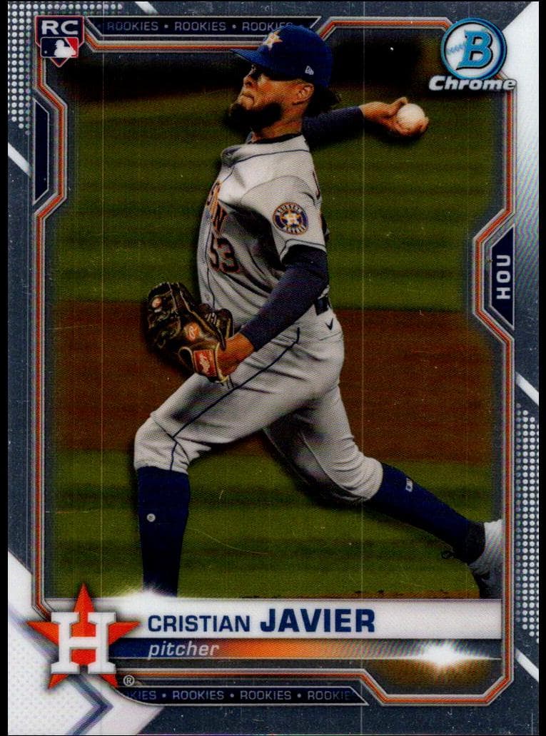 Cristian Javier 2021 bowman Bowman Chrome