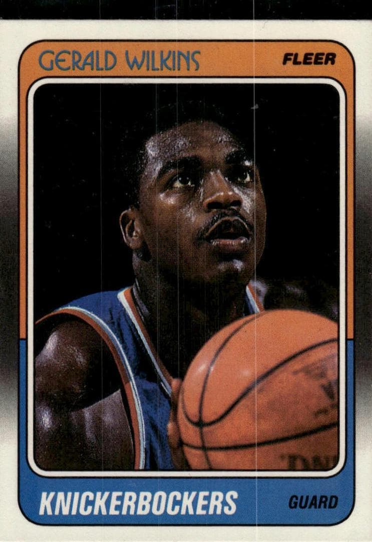 Gerald Wilkins 1988 fleer