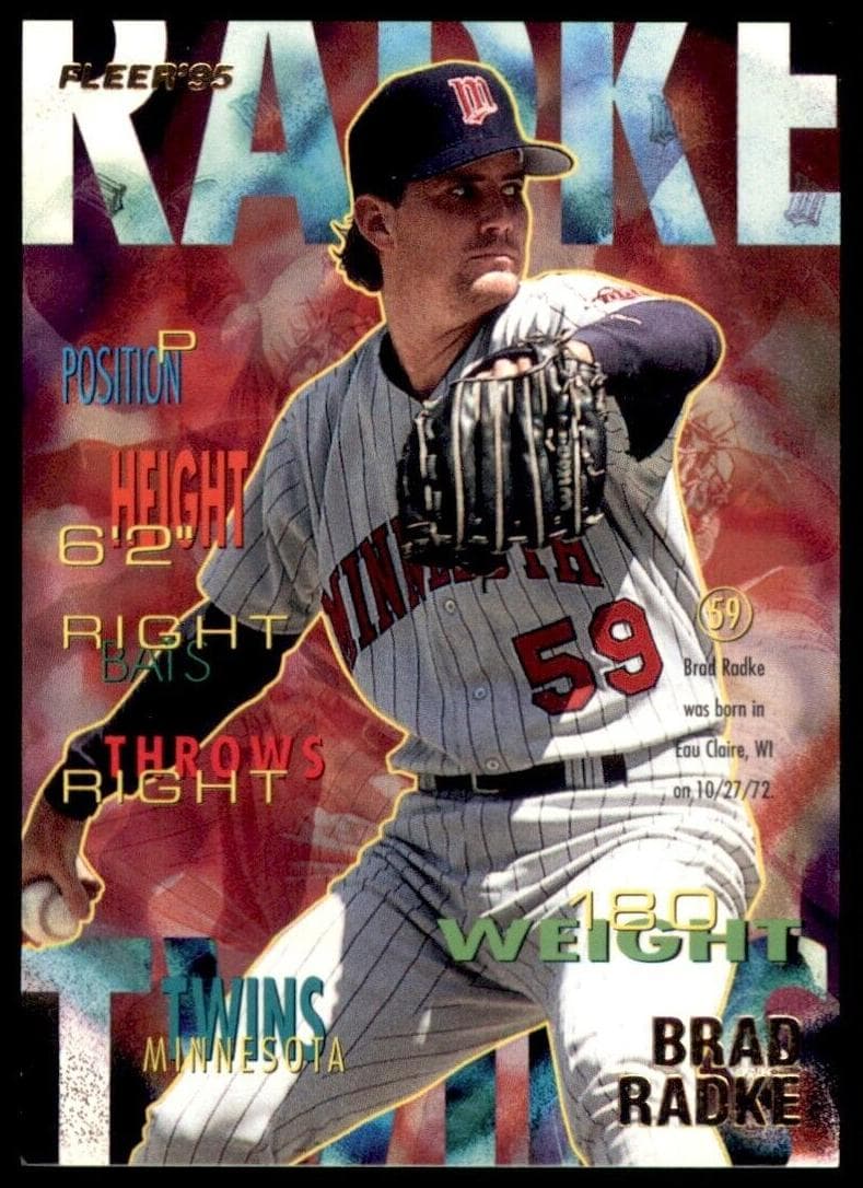 Brad Radke 1995 fleer Update