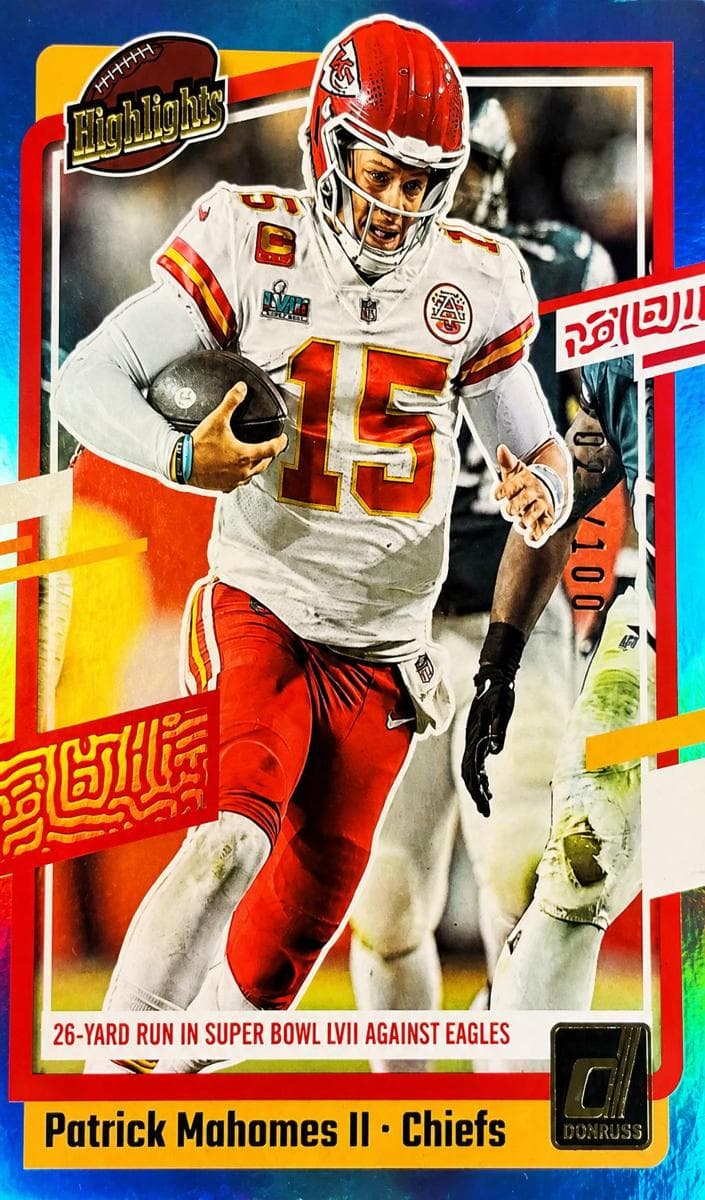 Patrick Mahomes II 2023 panini Panini Donruss