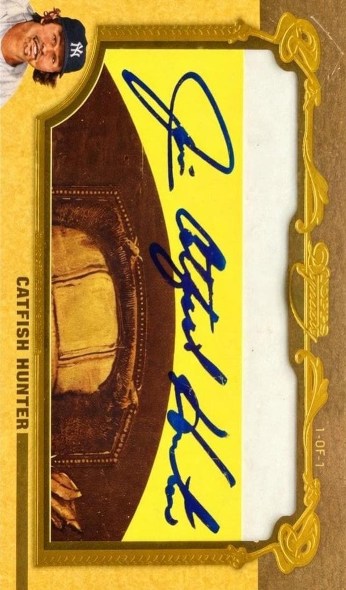 Catfish Hunter 2019 topps