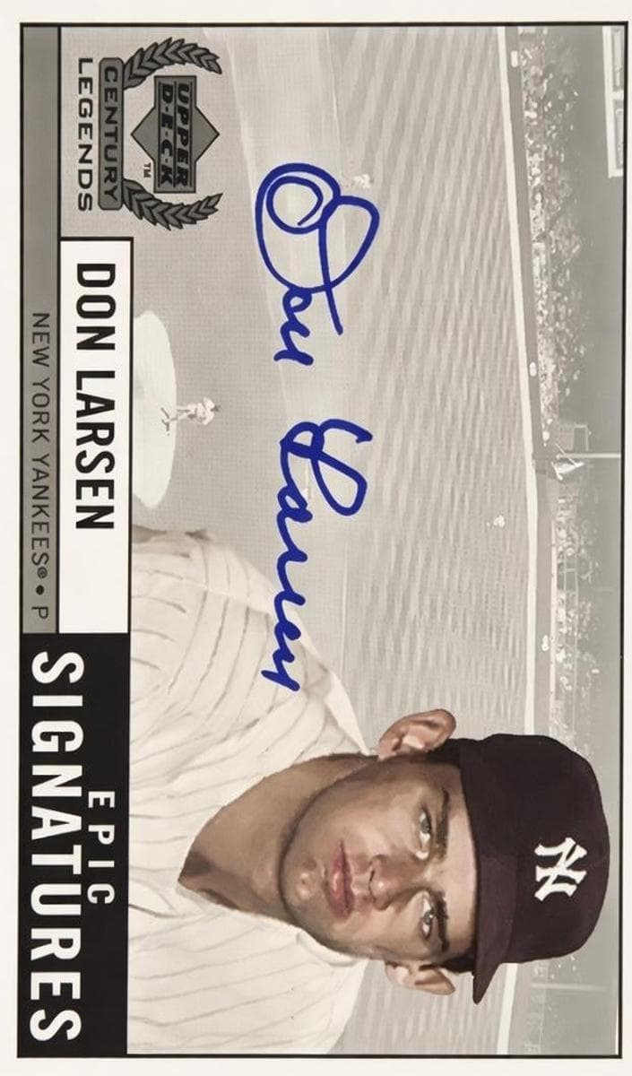 Don Larsen 1999 upper-deck Upper Deck Century Legends