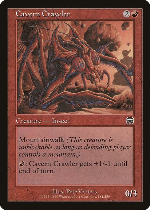 Cavern Crawler 1999 Magic: The Gathering