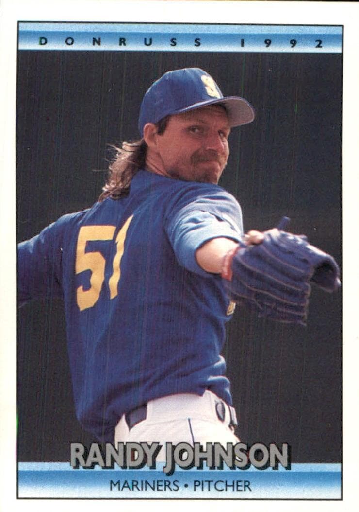 Randy Johnson 1992 panini Donruss