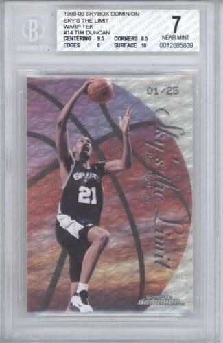 Tim Duncan 1999 skybox Dominion