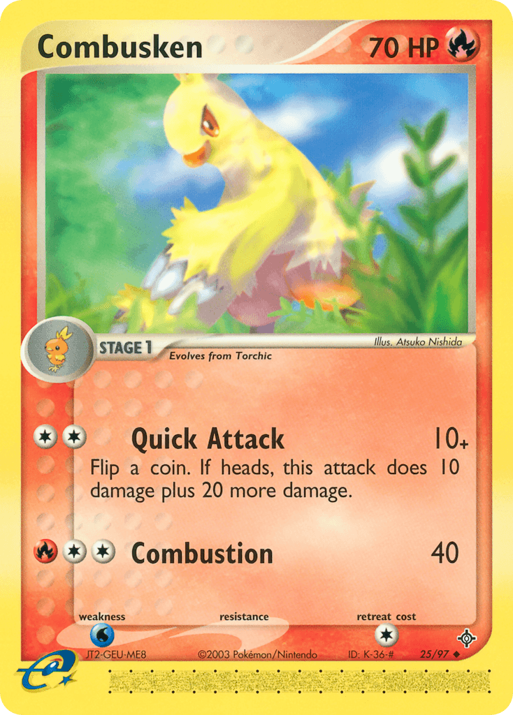 Combusken 2003 Pokemon Dragon