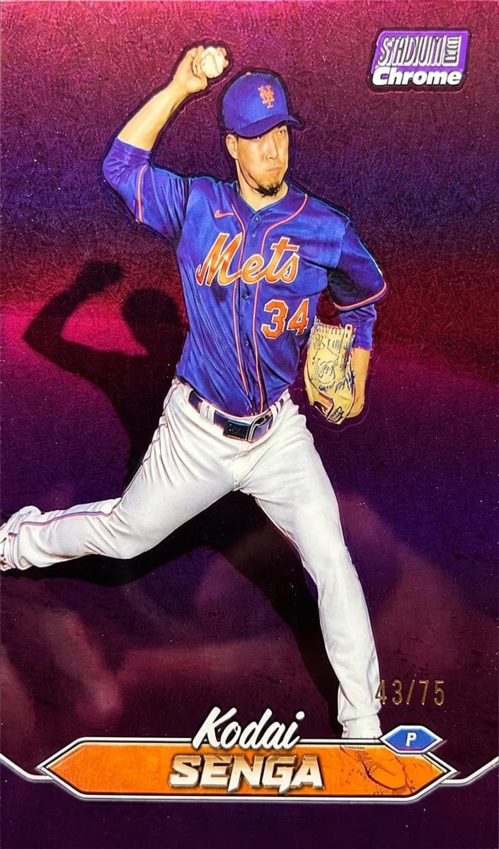 Kodai Senga 2024 topps Stadium Club