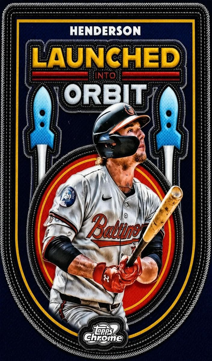 Gunnar Henderson 2025 topps Topps Cosmic Chrome