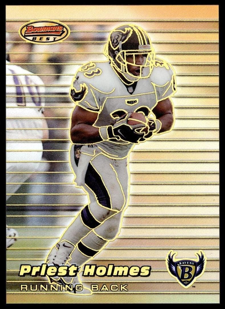Priest Holmes 1999 bowman Bowman's Best
